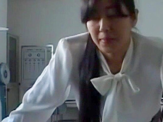 Japanese schoolgirl gets fucked by strict teacher in after-school detention.