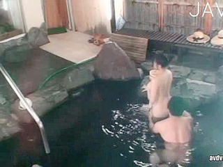 Japanese babe going wild with nippon XXX pleasures in tokyo bath