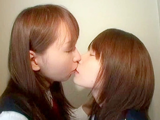 Sexy lesbians get horny and fuck each other's twats in Tokyo