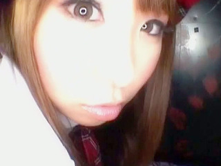 Creamy cunt dripping with semen after slutty schoolgirl fucks wildly in XXX threesome with nippon porn star and Chink dick.